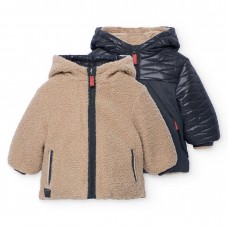 BOBOLI μπουφάν διπλής όψεως παιδικό 312174-8116 μαύρο